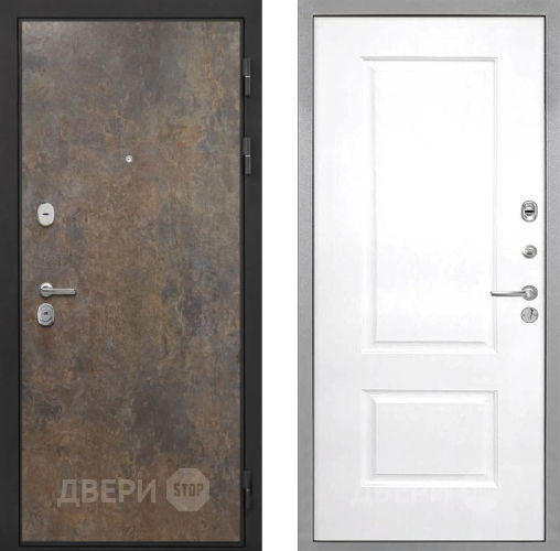 Входная металлическая Дверь Интекрон (INTECRON) Гектор Гранж Альба Роял Вуд белый в Наро-Фоминске