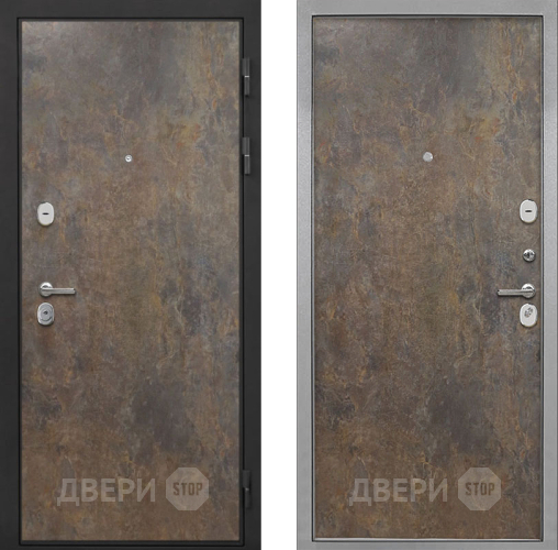 Входная металлическая Дверь Интекрон (INTECRON) Гектор Гранж Гладкая Гранж в Наро-Фоминске