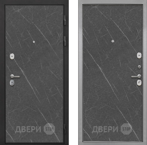Входная металлическая Дверь Интекрон (INTECRON) Гектор Гранит Лава Оникс Гладкая Гранит лава оникс в Наро-Фоминске