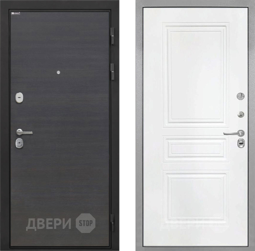 Входная металлическая Дверь Интекрон (INTECRON) Гектор Эковенге ФЛ-243 Белый матовый в Наро-Фоминске