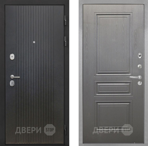 Входная металлическая Дверь Интекрон (INTECRON) Гектор ФЛ-295 ФЛ-243 Графит вуд дуб в Наро-Фоминске