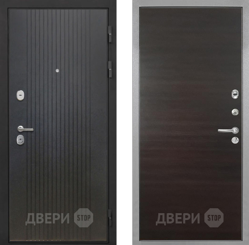 Входная металлическая Дверь Интекрон (INTECRON) Гектор ФЛ-295 Гладкая Эковенге поперечный в Наро-Фоминске