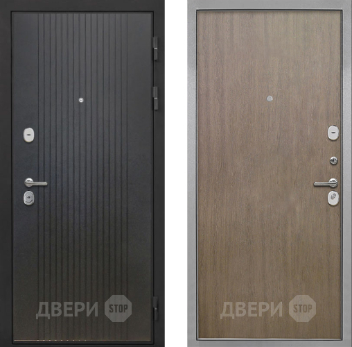 Входная металлическая Дверь Интекрон (INTECRON) Гектор ФЛ-295 Гладкая шпон Венге коричневый в Наро-Фоминске