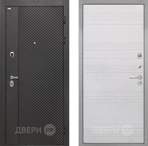 Входная металлическая Дверь Интекрон (INTECRON) Олимпия Black 4К ФЛ-316 Белый ясень в Наро-Фоминске