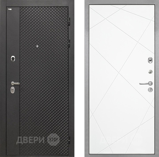 Входная металлическая Дверь Интекрон (INTECRON) Олимпия Black 4К Лучи-М Софт милк в Наро-Фоминске