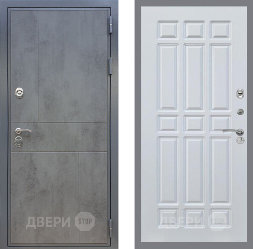 Входная металлическая Дверь Рекс (REX) ФЛ-290 FL-33 Белый ясень в Наро-Фоминске