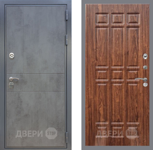 Дверь Рекс (REX) ФЛ-290 FL-33 орех тисненый в Наро-Фоминске