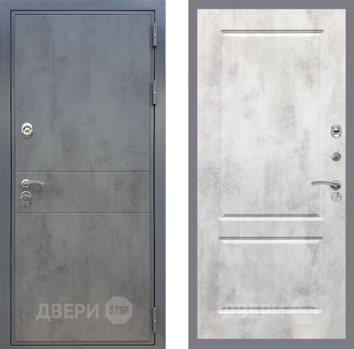 Входная металлическая Дверь Рекс (REX) ФЛ-290 FL-117 Бетон светлый в Наро-Фоминске