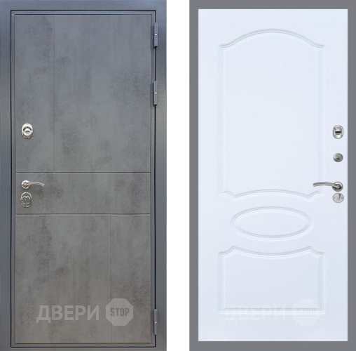 Входная металлическая Дверь Рекс (REX) ФЛ-290 FL-128 Силк Сноу в Наро-Фоминске