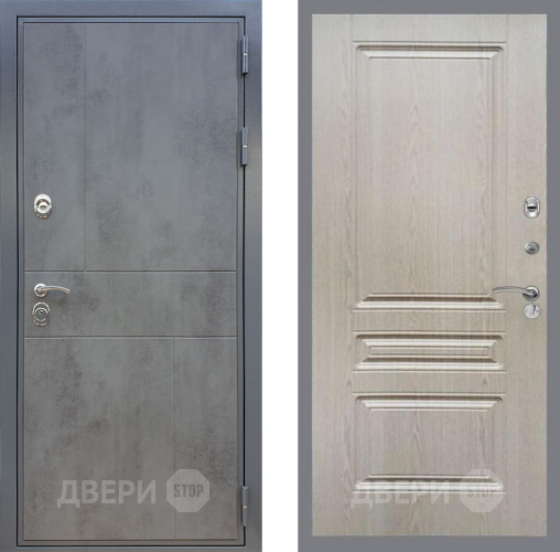 Входная металлическая Дверь Рекс (REX) ФЛ-290 FL-243 Беленый дуб в Наро-Фоминске