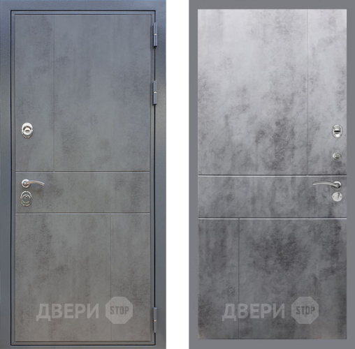 Входная металлическая Дверь Рекс (REX) ФЛ-290 FL-290 Бетон темный в Наро-Фоминске