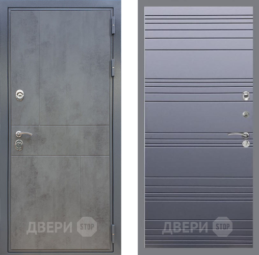 Дверь Рекс (REX) ФЛ-290 Line Силк титан в Наро-Фоминске