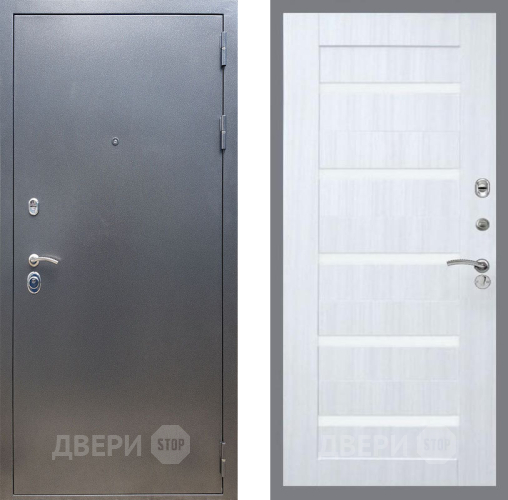 Дверь Рекс (REX) 11 СБ-14 стекло белое Сандал белый в Наро-Фоминске
