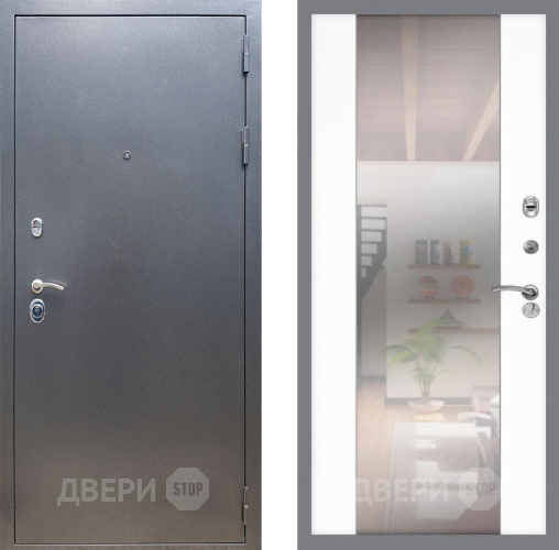 Дверь Рекс (REX) 11 СБ-16 Зеркало Силк Сноу в Наро-Фоминске