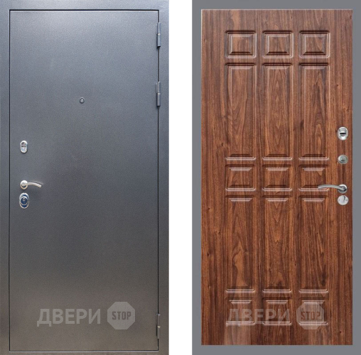 Входная металлическая Дверь Рекс (REX) 11 FL-33 орех тисненый в Наро-Фоминске