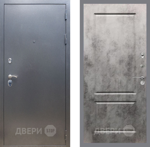 Входная металлическая Дверь Рекс (REX) 11 FL-117 Бетон темный в Наро-Фоминске