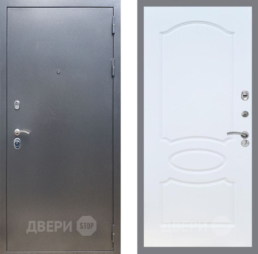 Входная металлическая Дверь Рекс (REX) 11 FL-128 Белый ясень в Наро-Фоминске