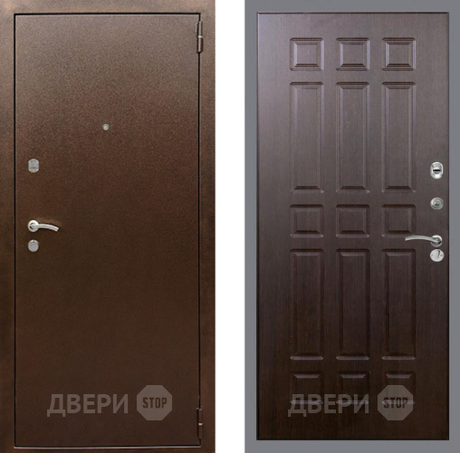 Входная металлическая Дверь Рекс (REX) 1А Медный Антик FL-33 Венге в Наро-Фоминске
