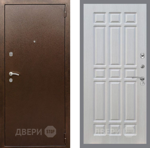 Дверь Рекс (REX) 1А Медный Антик FL-33 Лиственница беж в Наро-Фоминске