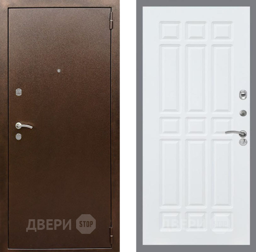 Дверь Рекс (REX) 1А Медный Антик FL-33 Силк Сноу в Наро-Фоминске