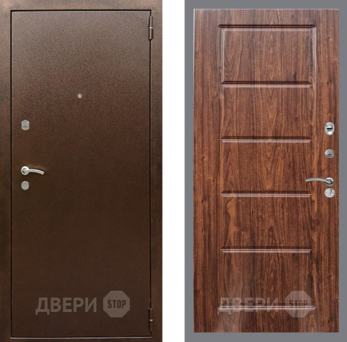 Дверь Рекс (REX) 1А Медный Антик FL-39 орех тисненый в Наро-Фоминске