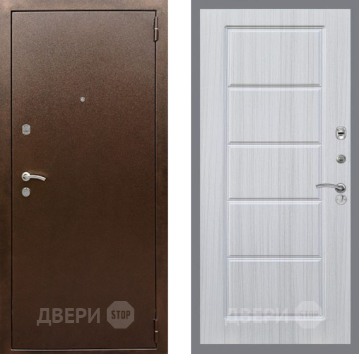 Дверь Рекс (REX) 1А Медный Антик FL-39 Сандал белый в Наро-Фоминске