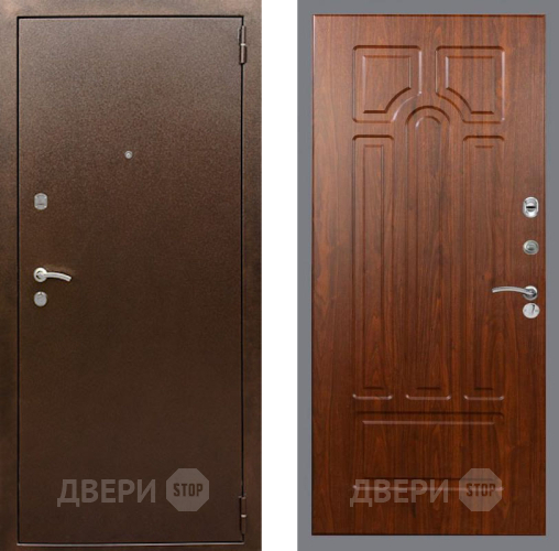 Входная металлическая Дверь Рекс (REX) 1А Медный Антик FL-58 Морёная берёза в Наро-Фоминске