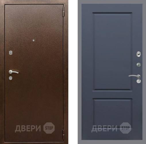 Входная металлическая Дверь Рекс (REX) 1А Медный Антик FL-117 Силк титан в Наро-Фоминске
