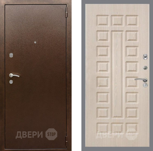 Дверь Рекс (REX) 1А Медный Антик FL-183 Беленый дуб в Наро-Фоминске