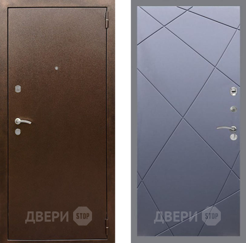Дверь Рекс (REX) 1А Медный Антик FL-291 Силк титан в Наро-Фоминске