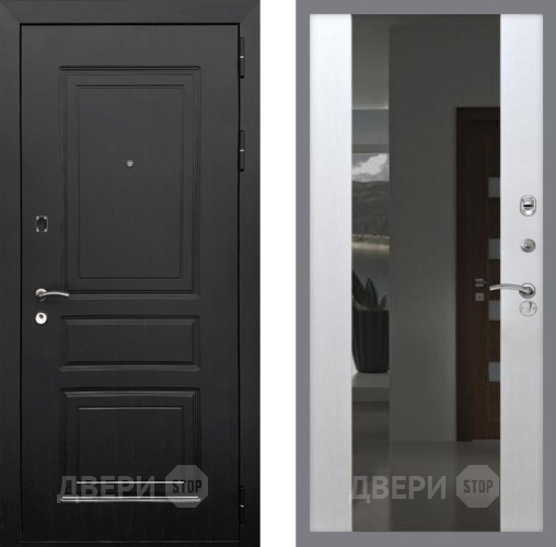 Дверь Рекс (REX) 6 Венге СБ-16 Зеркало Белый ясень в Наро-Фоминске