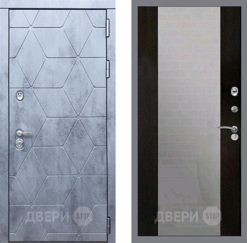 Входная металлическая Дверь Рекс (REX) 28 СБ-16 Зеркало Венге в Наро-Фоминске