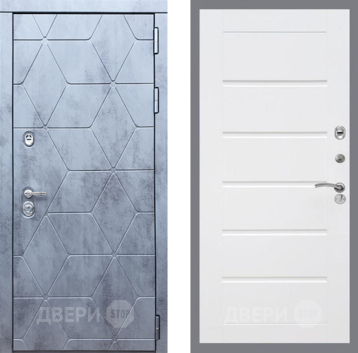 Входная металлическая Дверь Рекс (REX) 28 Сити Белый ясень в Наро-Фоминске