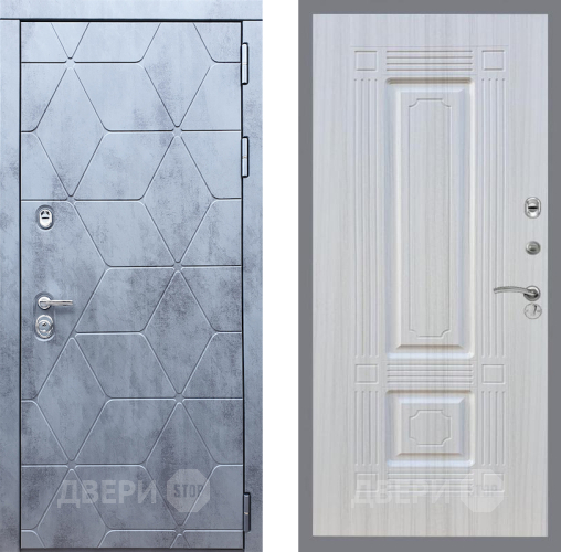 Входная металлическая Дверь Рекс (REX) 28 FL-2 Сандал белый в Наро-Фоминске