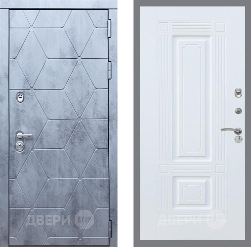 Входная металлическая Дверь Рекс (REX) 28 FL-2 Силк Сноу в Наро-Фоминске