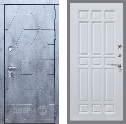 Входная металлическая Дверь Рекс (REX) 28 FL-33 Белый ясень в Наро-Фоминске