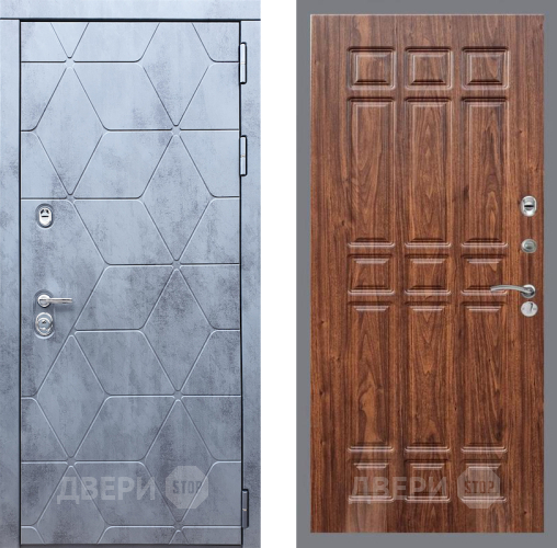 Дверь Рекс (REX) 28 FL-33 орех тисненый в Наро-Фоминске
