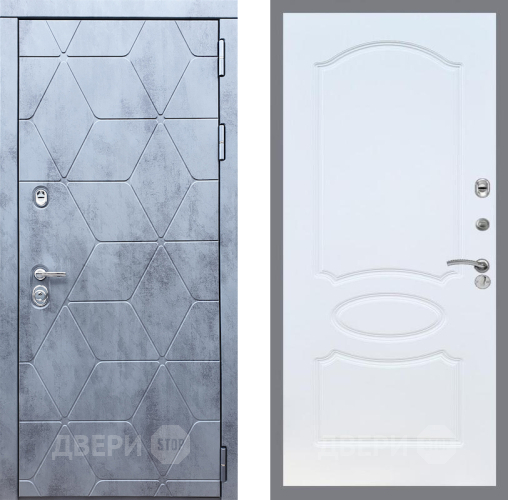 Входная металлическая Дверь Рекс (REX) 28 FL-128 Белый ясень в Наро-Фоминске