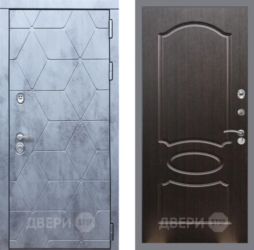 Входная металлическая Дверь Рекс (REX) 28 FL-128 Венге светлый в Наро-Фоминске