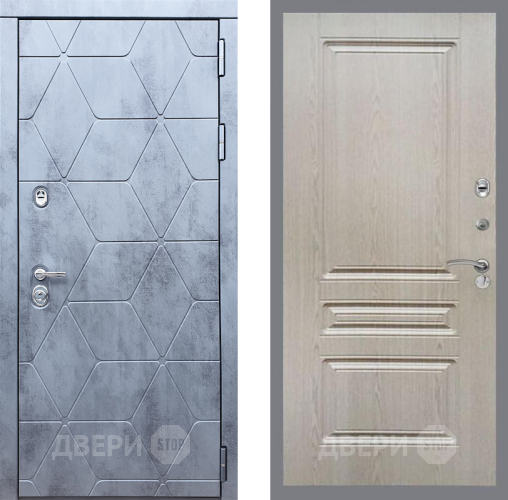 Входная металлическая Дверь Рекс (REX) 28 FL-243 Беленый дуб в Наро-Фоминске