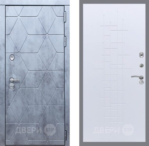 Входная металлическая Дверь Рекс (REX) 28 FL-289 Белый ясень в Наро-Фоминске