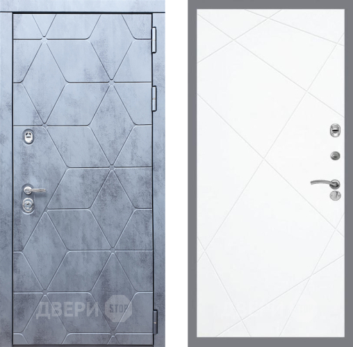 Входная металлическая Дверь Рекс (REX) 28 FL-291 Силк Сноу в Наро-Фоминске