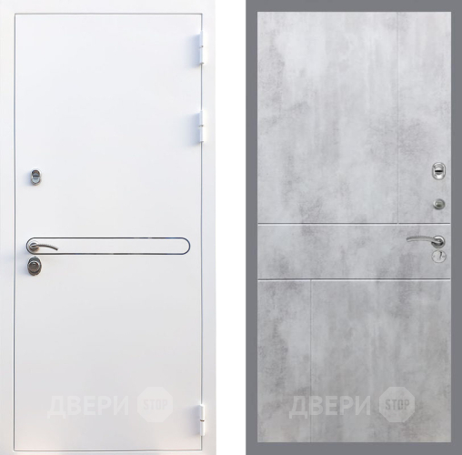 Входная металлическая Дверь Рекс (REX) 27 FL-290 Бетон светлый в Наро-Фоминске