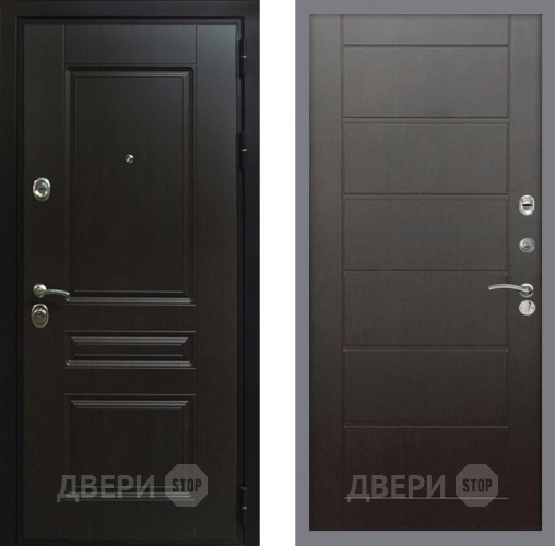 Входная металлическая Дверь Рекс (REX) Премиум-Н Сити Венге в Наро-Фоминске