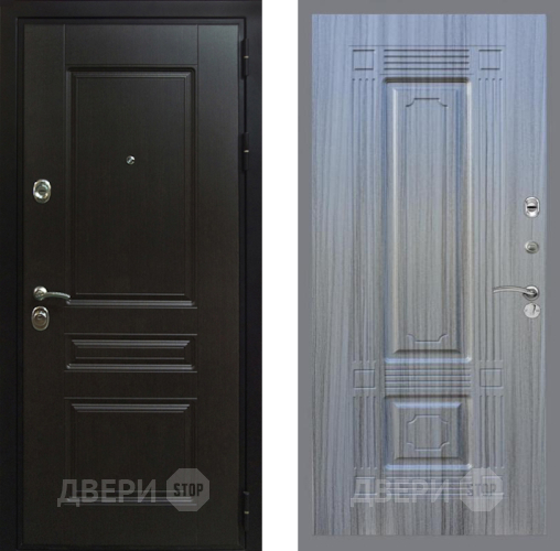 Входная металлическая Дверь Рекс (REX) Премиум-Н FL-2 Сандал грей в Наро-Фоминске