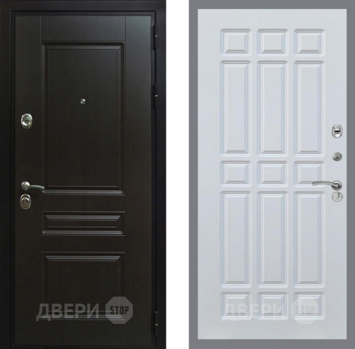 Входная металлическая Дверь Рекс (REX) Премиум-Н FL-33 Белый ясень в Наро-Фоминске
