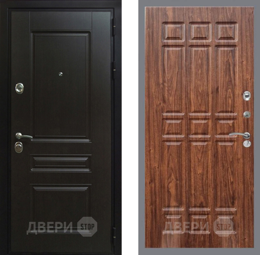 Дверь Рекс (REX) Премиум-Н FL-33 орех тисненый в Наро-Фоминске