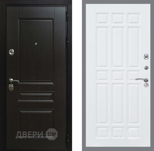 Входная металлическая Дверь Рекс (REX) Премиум-Н FL-33 Силк Сноу в Наро-Фоминске