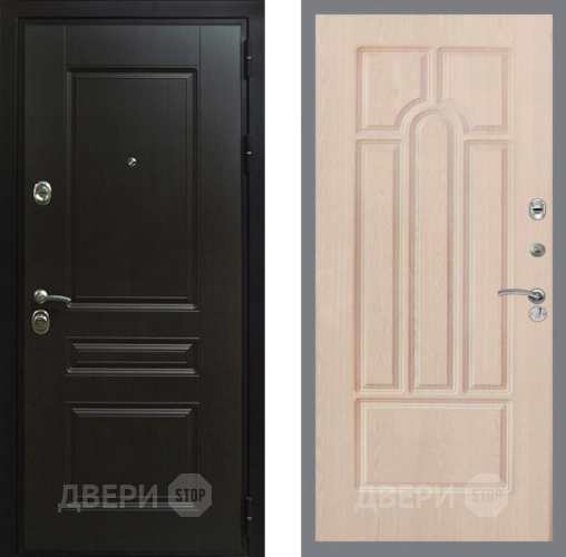 Входная металлическая Дверь Рекс (REX) Премиум-Н FL-58 Беленый дуб в Наро-Фоминске