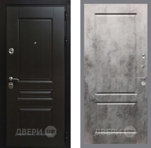 Входная металлическая Дверь Рекс (REX) Премиум-Н FL-117 Бетон темный в Наро-Фоминске